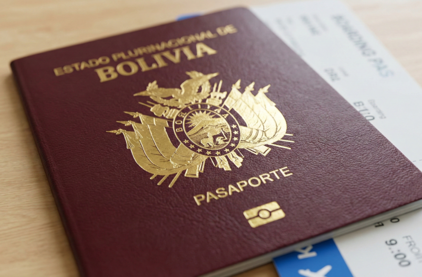 Pasaporte Boliviano 2026 Citas Costo Requisitos Migración